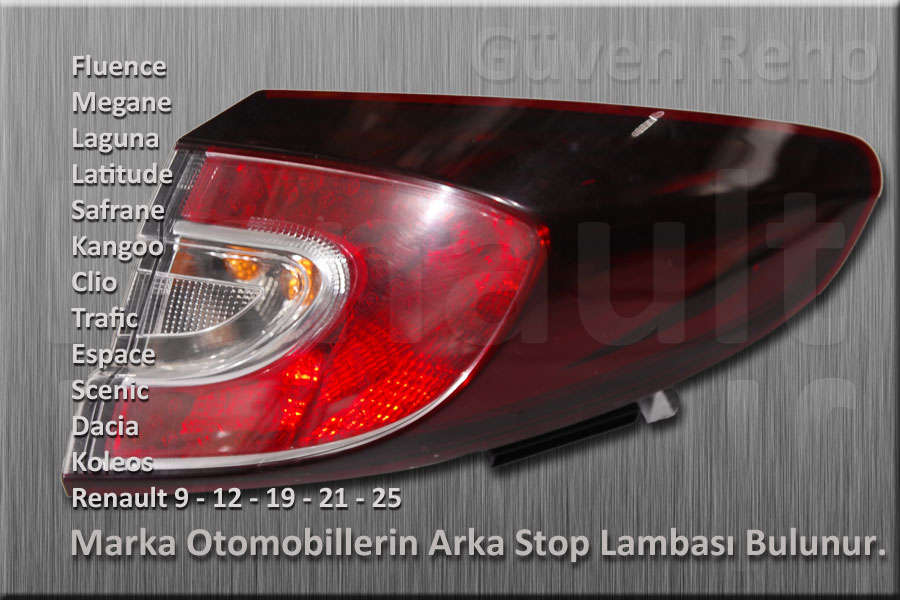 RENAULT CAPTUR ÇIKMA YEDEK PARÇA ARKA STOP 2010_80F